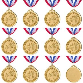 12 Pieces Gold Award Medals for Kid’s Sports Volleyball Games, Party Favors, 2 Inches