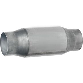 Universal Catalytic Converter, 3" Inlet/Outlet Catalytic Converter Universal High Flow Front Cat Convertor Direct-Fit with O2 Port