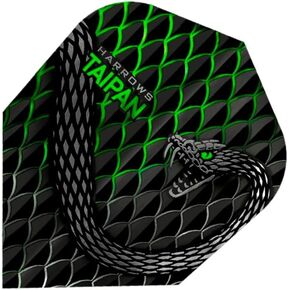 Harrows Taipan | 100 Micron Dart Flights, Standard No. 6, Multiple Set Sizes, Multiple Colours