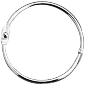 Loose Leaf Binder DIY Photo Album Rings/Book Calendar Circle, 0.5Inch Diameter , 100 Count