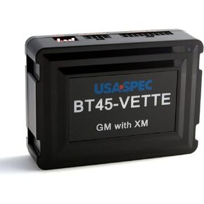 USA Spec BT45-VETTE واجهة بلوتوث للموسيقى والهاتف لأجهزة راديو GM Class2 مع قدرات XM (راديو القمر الصناعي)