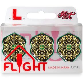 Shot! Darts Dart Flights, L-Style EZ L1 Standard Shaped Celt Cernunnos Dart Flight Set- Ultra Durable 150 Micron Thickness, 90 Degrees-Pre Molded fins for Maximum Accuracy and Perfect Aerodynamics