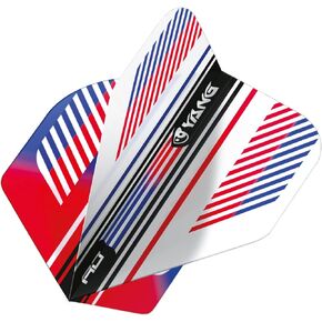 RED DRAGON Yin Yang Double Sided Dart Flights 3 Sets Per Pack (9 Dart Flights in Total)