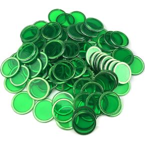 Magnetic Bingo Set -100 PCS Multicolour Metal Ringed Chips/Plastic Poker Tokens/Markers/Math Counting/Science Exploration/STEM Kit/Family Game Nights