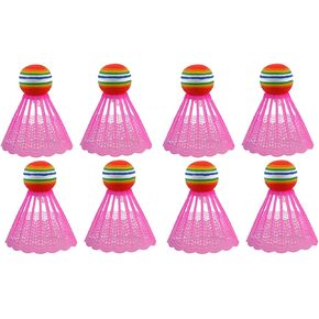 BESPORTBLE Playing Shuttlecocks LED Badmintons 8pcs Nylon Badminton Shuttlecocks High Badminton Birdies Lighting Birdies Shuttlecock Glow in The Dark Badminton for Indoor Outdoor Playing