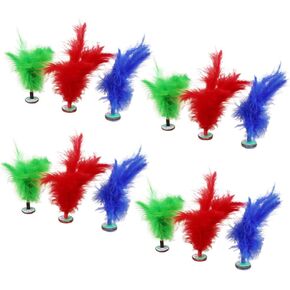 Amosfun 24 pcs Kicking Shuttlecock Game Chinese Kicking Shuttlecock Kick shuttlecocks Toy Badminton China