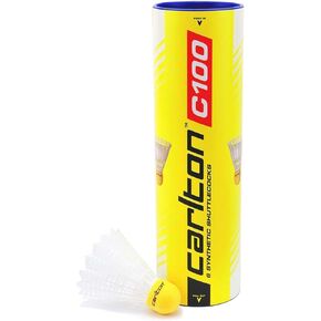 Carlton C-100 White Medium Speed Badminton Shuttle
