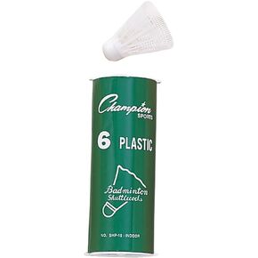 Champion Sports Plastic Indoor Shuttlecock