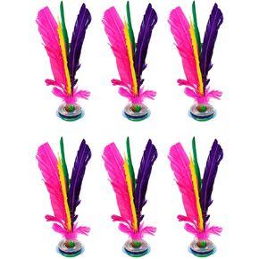 6 Pcs Kick Shuttlecock Chinese Jianzi Colorful Foot Sports in Saudi Arabia