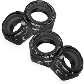 Fireball Dragon 5/16 Axle Nuts for Skateboard & Longboard Trucks - 4 Pack Longboard Lock Nuts for Skateboard Truck Axles - Performance Skateboard & Longboard Truck Hardware Nuts Kit