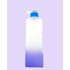 Professional Lightweight Running Water Bottle for Waist Belt - Ideal for Hiking, Cycling, Marathon, Trail Running, and Skiing，Capacity 11.15 ounces (gradient blue)