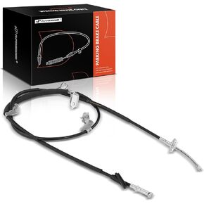 A-Premium Rear Passenger Side Parking Brake Cable Assembly Compatible with Honda Models: CR-V CRV 2007 2008 2009 2010 2011 - Replace# 47510SWAA02, 47510SWAA01