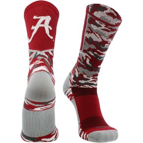Alabama Crimson Tide Socks Woodland Camo Crew