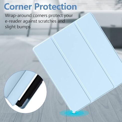 حافظة COO لجهاز Kindle Scribe (إصدار 2022) تابلت مقاس 10.2 بوصة - حافظة جلدية نحيفة من البولي يوريثان مع خاصية التنبيه/السكون التلقائي لقارئ Amazon Kindle Scribe الإلكتروني 2022 in Kuwait