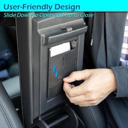 صينية تنظيم وحدة التحكم المركزية 10 قطع متوافقة مع الموديل Y Model 3 ملحقات 2021-2023 تشمل حامل الأكواب ومسند الذراع وصينية تخزين صندوق تخزين مخفي وغطاء كاميرا الويب وصندوق المناديل in Kuwait