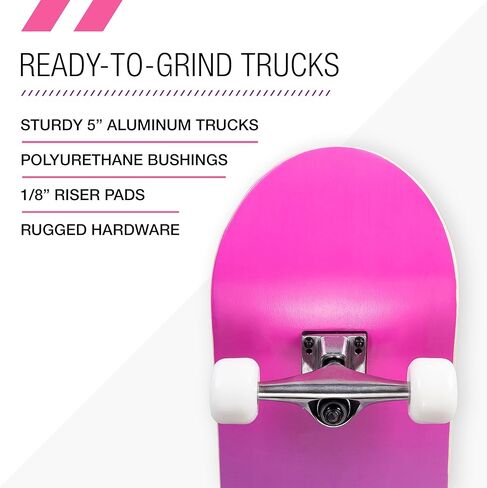 لوح تزلج 80Six للبالغين والشباب مع عجلات يوريتان مقاس 54 مم ومحامل من الفولاذ الكربوني، صممتها العلامة التجارية الرائدة في الصناعة Triple 8 in Kuwait