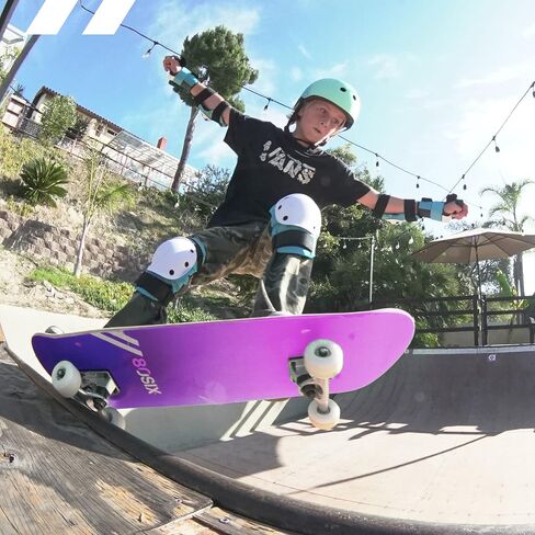 لوح تزلج 80Six للبالغين والشباب مع عجلات يوريتان مقاس 54 مم ومحامل من الفولاذ الكربوني، صممتها العلامة التجارية الرائدة في الصناعة Triple 8 in Kuwait