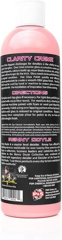 كريم الوضوح من منتجات P & S الاحترافية - يزيل بقع الماء، والرواسب المعدنية، وتراكم الكالسيوم، وبقايا شفرة الممسحة، ويعيد الزجاج، وتلميع الإعداد للطلاء، سريع وفعال (16oz) in Kuwait