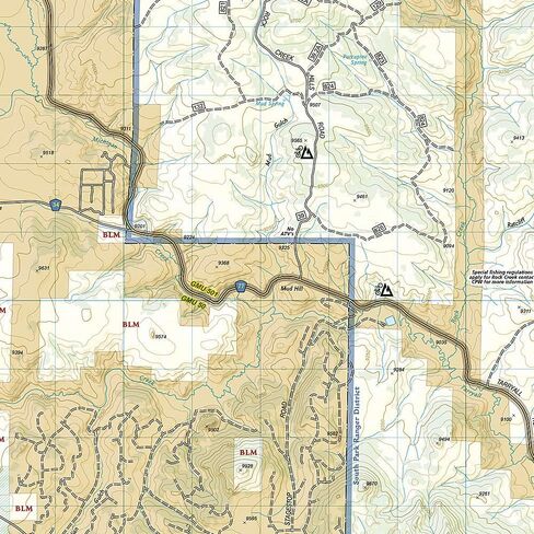 Tarryall Mountains, Kenosha Pass Map (National Geographic Trails Illustrated Map, 105) in Saudi Arabia