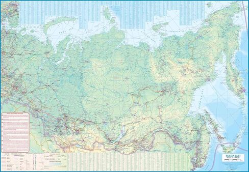 Russia Travel Reference Map 1:3,2M/1:6.3M in Saudi Arabia