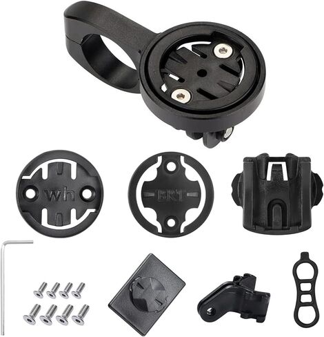 Bike Computer Mount For Aero Bars - Aero Bar Bike Computer Mount For Garmin Edge, Aero Bar Computer Mount Compatible with Garmin GPS Bike Computer, Wahoo, Bryton, Cateye, GoPro Full Range & Flashlight in Saudi Arabia