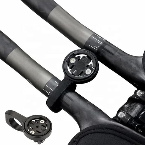 Bike Computer Mount For Aero Bars - Aero Bar Bike Computer Mount For Garmin Edge, Aero Bar Computer Mount Compatible with Garmin GPS Bike Computer, Wahoo, Bryton, Cateye, GoPro Full Range & Flashlight in Saudi Arabia