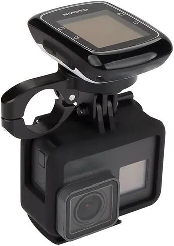 Bike Computer Mount For Aero Bars - Aero Bar Bike Computer Mount For Garmin Edge, Aero Bar Computer Mount Compatible with Garmin GPS Bike Computer, Wahoo, Bryton, Cateye, GoPro Full Range & Flashlight in Saudi Arabia