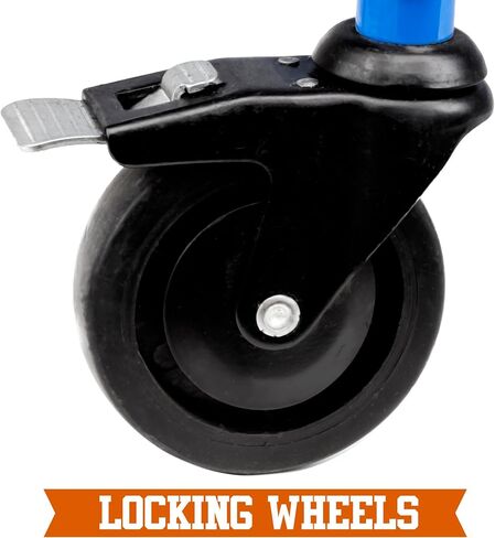 Crown Sporting Goods Metal Sports Ball Cage - Multi-Sport Steel Frame Ball Locker with Caster Wheels and Lock in Saudi Arabia