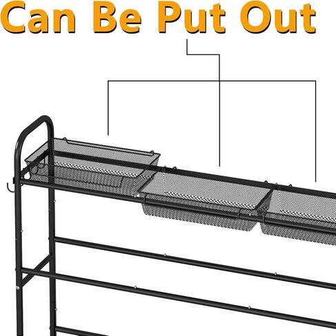 Basketball Rack, Rolling Basketball Shooting Training Stand,Garage Sport Equipment Storage, 4 Tier Ball Organizer Holder with 3 Nasket and Wheels for Basketballs Footballs Volleyball,Black in Kuwait