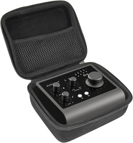 Suw EVA Hard Travel Carrying Case for Audient iD4 MKII USB-C Audio Interface (Only Case) in Saudi Arabia