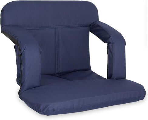KHOMO GEAR Stadium Bleacher and Bench Seat Chair with Padded Reclining Cushion and Armrest and Carry Straps in Saudi Arabia