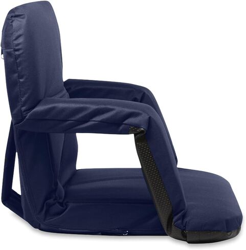 KHOMO GEAR Stadium Bleacher and Bench Seat Chair with Padded Reclining Cushion and Armrest and Carry Straps in Saudi Arabia
