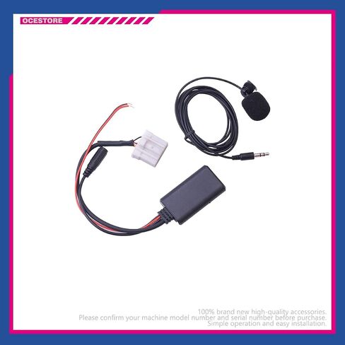 Stereo AUX Mic Audio Cable Adapter Compatible with MZD 3 5 6 MX-5 RX-8 Car in Saudi Arabia