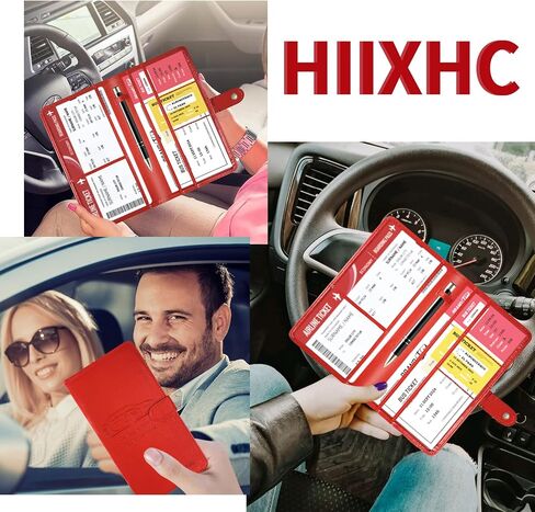 حامل بطاقة تسجيل السيارة والتأمين مع إغلاق مغناطيسي، صندوق قفازات جلدي للسيارة ووثائق السيارات ومحفظة للأعمال الورقية منظم لبطاقة الهوية ورخصة القيادة in Saudi Arabia