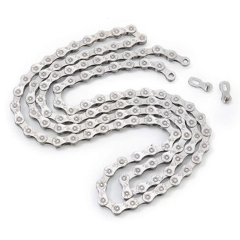 سلسلة دراجة 10 سرعات/9 سرعات - 116 وصلة - 1/2 × 11/128 بوصة - متوافقة مع Shimano/KMC/Campagnolo/SRAM لدراجات الطرق والجبال in Saudi Arabia