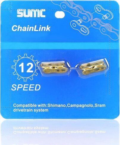 Inkesky 4 Pairs (2 Cards) Re-usable Quick Link for Bike Chains - Compatible with Shimano/KMC/Campagnolo/SRAM in Saudi Arabia