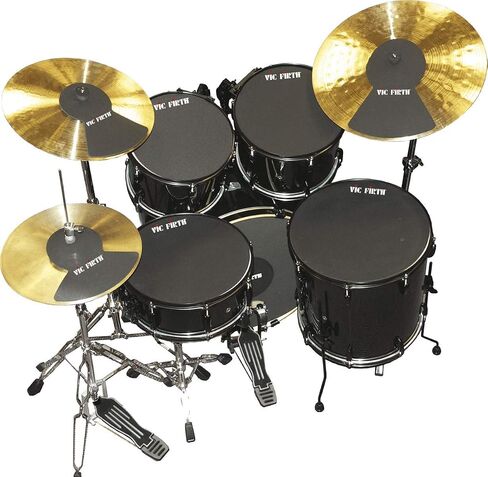 Vic Firth Vic Firth Mute Prepack w/ 10", 12", 14"(2), 20, Hi-Hat And Cymbal (2) in Saudi Arabia