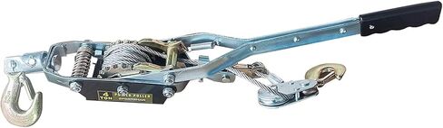 4 Ton Heavy Duty Power Puller Dual Gear Ratchet Puller Come-Along Tool with 3 Hooks Hand Cable Puller in Saudi Arabia