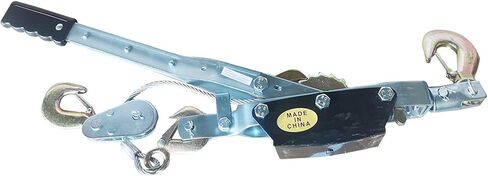 4 Ton Heavy Duty Power Puller Dual Gear Ratchet Puller Come-Along Tool with 3 Hooks Hand Cable Puller in Saudi Arabia