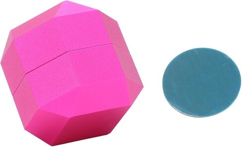 سبائك الألومنيوم جيب البلياردو الطباشير حامل، مثمنة حوض سباحة صغير جديلة تلميح الطباشير حامل عالمي طبقتين جديلة الطباشير صندوق in Kuwait