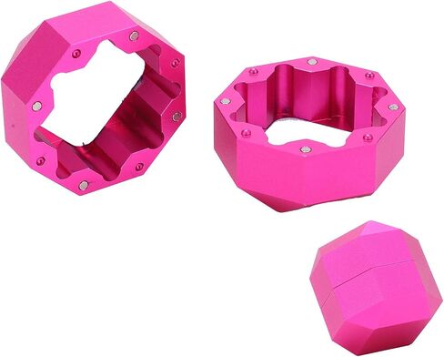 سبائك الألومنيوم جيب البلياردو الطباشير حامل، مثمنة حوض سباحة صغير جديلة تلميح الطباشير حامل عالمي طبقتين جديلة الطباشير صندوق in Kuwait