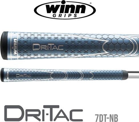 قبضة جولف كبيرة الحجم من WINN DRI-TAC، غير قابلة للانزلاق ومبطنة، راحة فائقة وممتصة للرطوبة، ممتصة للصدمات، الحد الأقصى لامتصاص الصدمات لمن يعانون من تعب اليد، تقنية AVS، ضغط قبضة أخف، إمكانية اللعب في جميع الأحوال الجوية، بوليمر ممتاز in Kuwait
