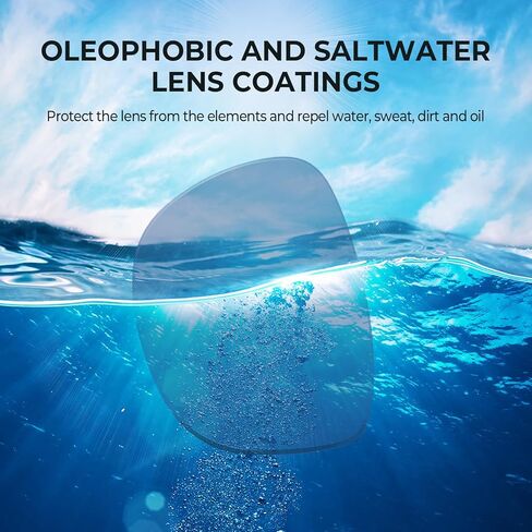 نظارات شمسية رياضية مستقطبة من KastKing Dugan للرجال والنساء، مثالية للقيادة والصيد وركوب الدراجات والجري والحماية من الأشعة فوق البنفسجية in Kuwait