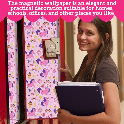 16 قطعة من منظم الخزانة المغناطيسي وملحقاته تتضمن 12 ملصقًا للخزانة المغناطيسية، 1 سبورة بيضاء مغناطيسية جافة، 1 قلم تحديد، 1 مرآة خزانة مغناطيسية، 1 صندوق تخزين بلاستيكي وردي للفصل الدراسي in Kuwait