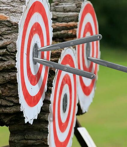 مجموعة رمي مقاس 10.2 بوصة مكونة من 9 قطع، تصميم كامل من الفولاذ المقاوم للصدأ، مع أغلفة من النايلون للترفيه والمنافسة in Kuwait