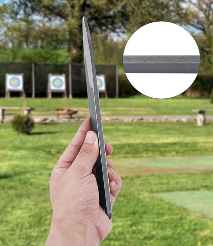 مجموعة رمي مقاس 10.2 بوصة مكونة من 9 قطع، تصميم كامل من الفولاذ المقاوم للصدأ، مع أغلفة من النايلون للترفيه والمنافسة in Kuwait