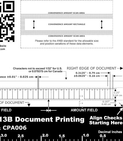 MICR Film Check Position Gauge, The Most Accurate E13B MICR Gauge for Cut Sheet, Rolls, or 3 per Page Checks. in Saudi Arabia