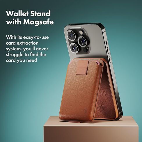 حامل محفظة Magsafe، محفظة Iphone 6 بطاقات، محفظة Mag Safe، محفظة مغناطيسية Iphone، Apple Wallet Magsafe، محفظة هاتف مغناطيسية، محفظة Iphone Magsafe، حلقة مغناطيسية، أسود in Kuwait