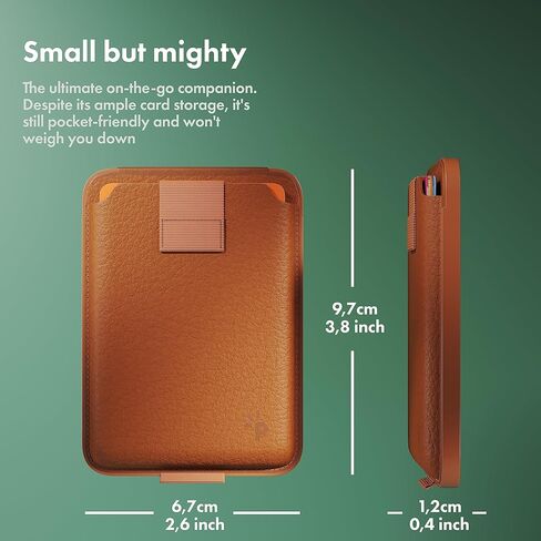 حامل محفظة Magsafe، محفظة Iphone 6 بطاقات، محفظة Mag Safe، محفظة مغناطيسية Iphone، Apple Wallet Magsafe، محفظة هاتف مغناطيسية، محفظة Iphone Magsafe، حلقة مغناطيسية، أسود in Kuwait