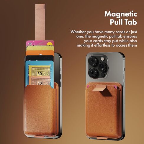 حامل محفظة Magsafe، محفظة Iphone 6 بطاقات، محفظة Mag Safe، محفظة مغناطيسية Iphone، Apple Wallet Magsafe، محفظة هاتف مغناطيسية، محفظة Iphone Magsafe، حلقة مغناطيسية، أسود in Kuwait